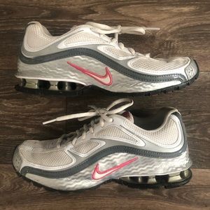 Nike Womens Reax Run 5 407987-116 White Silver